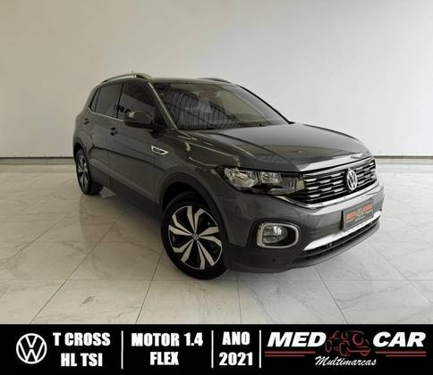 VOLKSWAGEN T-CROSS 1.4 250 TSI TOTAL FLEX HIGHLINE AUTOMÁTICO VOLKSWAGEN T-CROSS 1.4 250 TSI TOTAL FLEX HIGHLINE AUTOMÁTICO